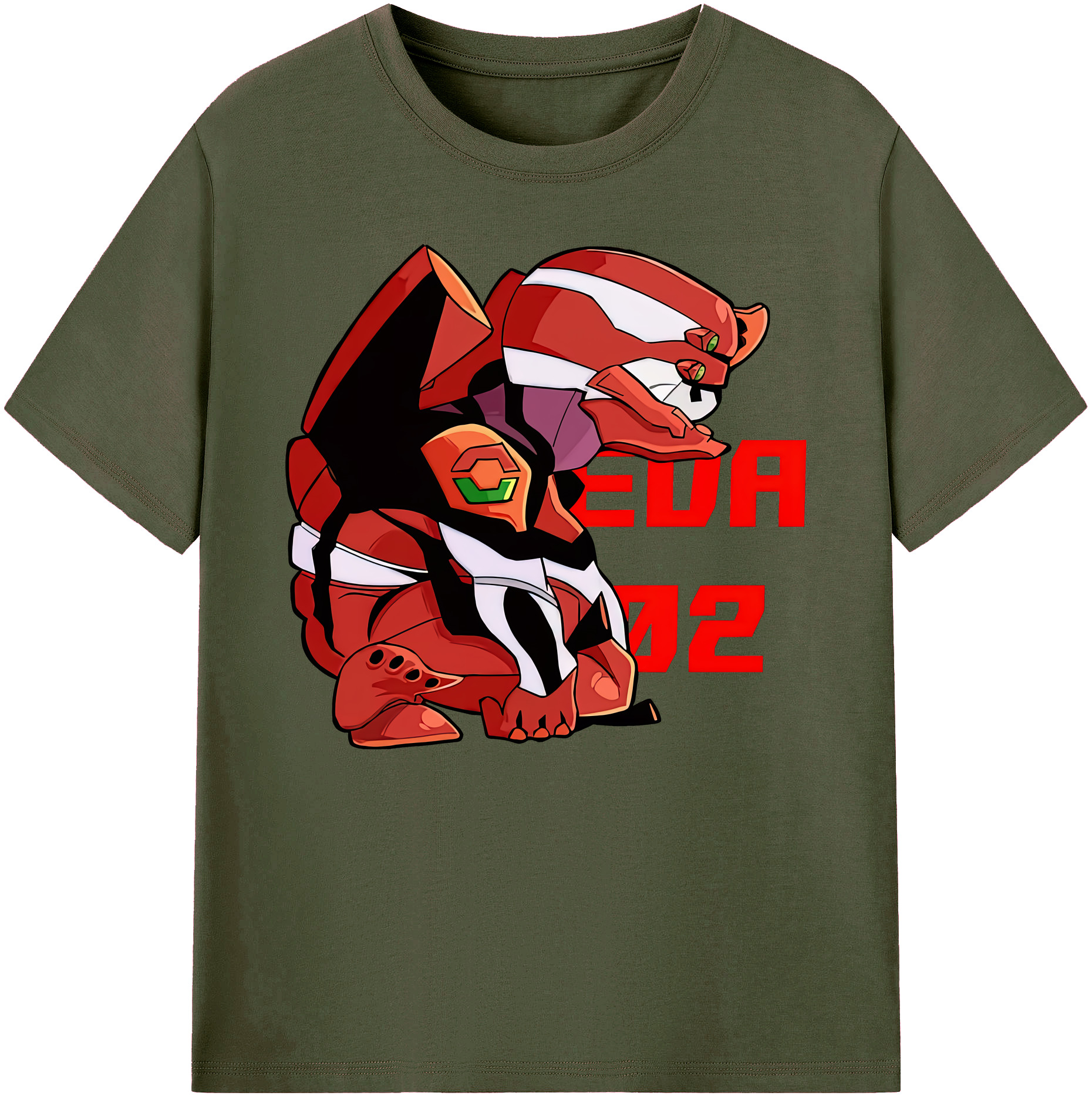 （画像用） EVA 新世紀エヴァンゲリオン 綿100％ メンズ半袖Tシャツ｜肌触りやわらか＆通気性